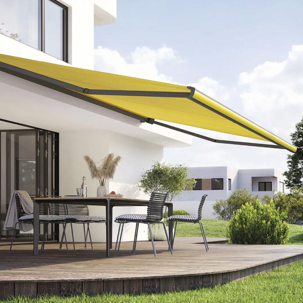 Retractable patio awnings in Horsham for garden shade and outdoor living